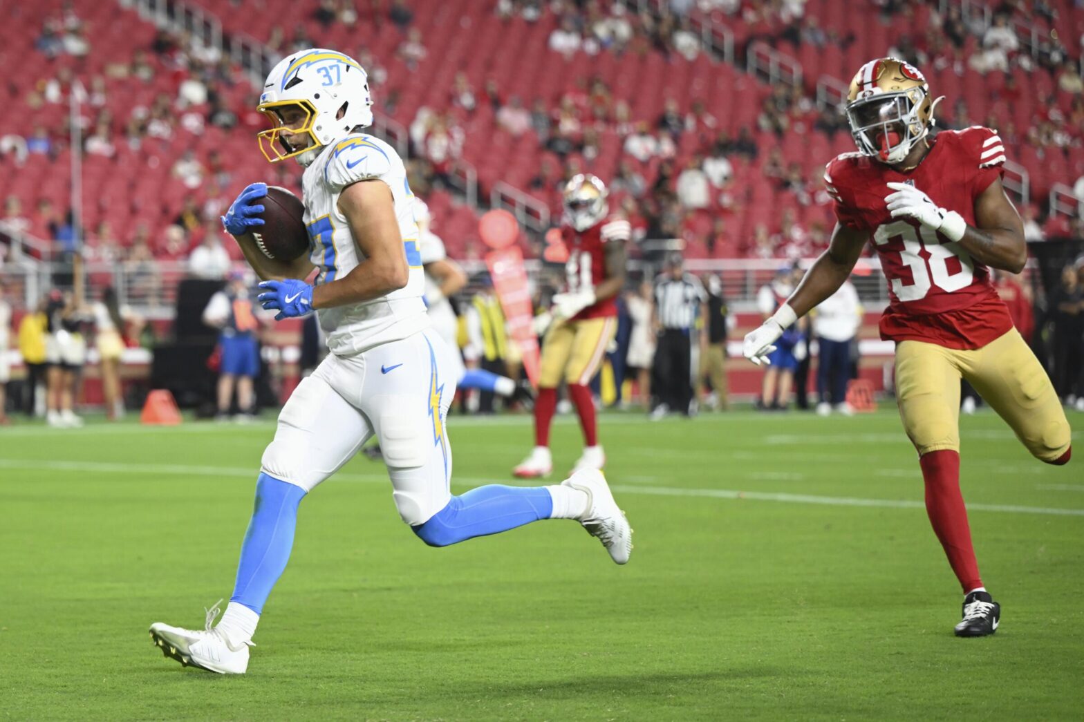 49ers vs. Chargers